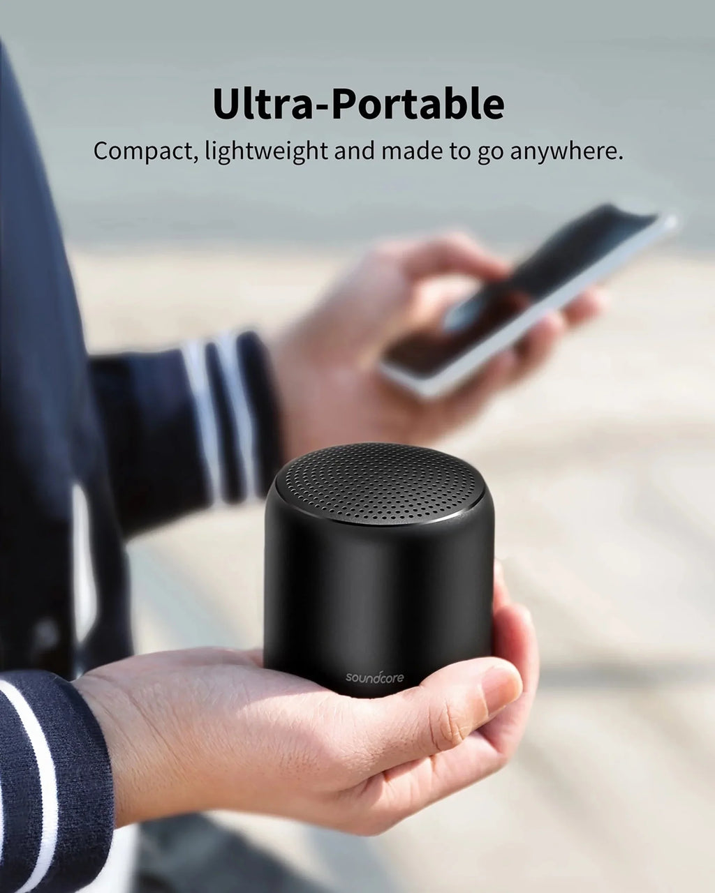 IPX7 | Speaker Soundcore | | | Mini A3107Z11 by Playtime Portable Anker- 2 Waterproof 15-Hour Black