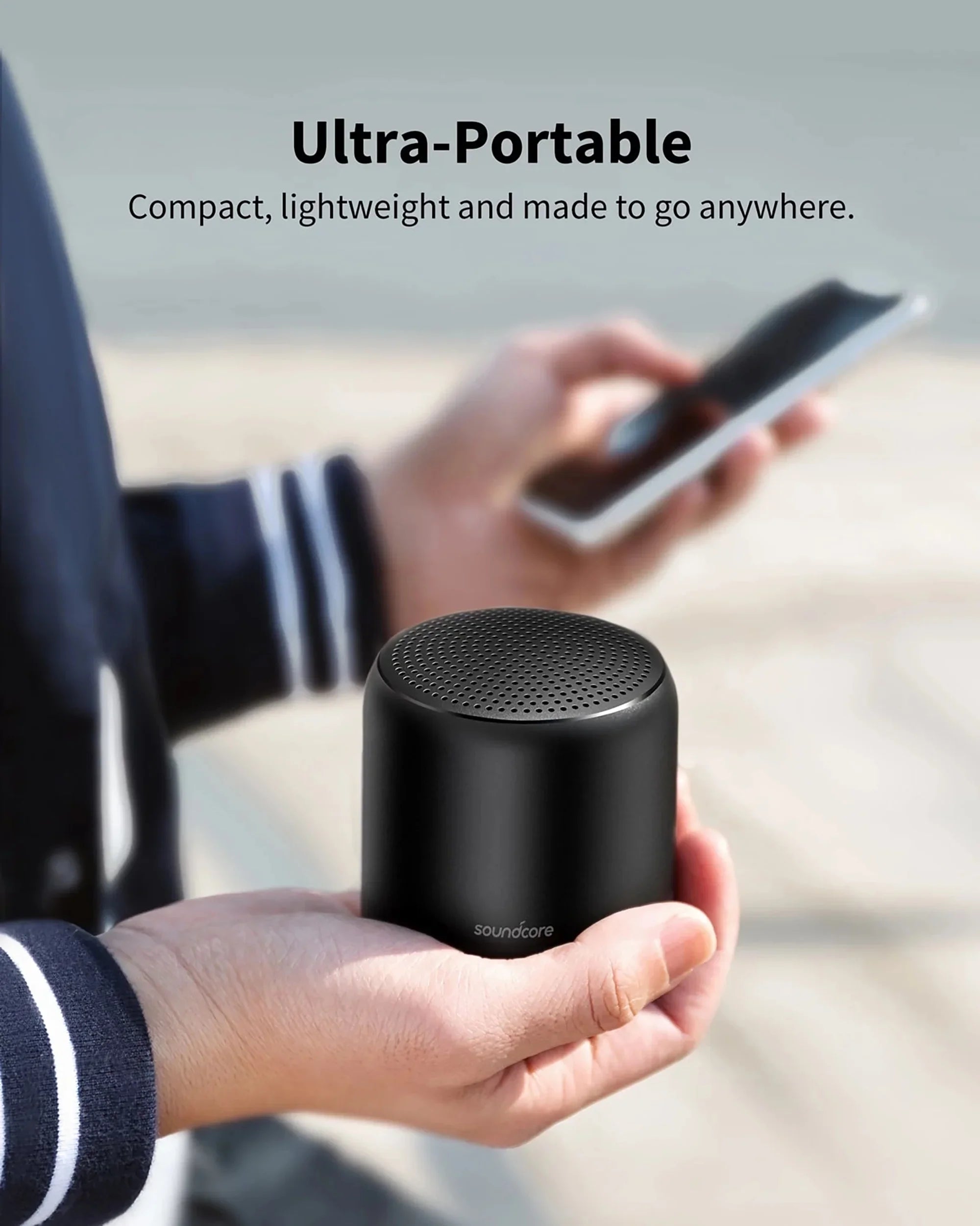 IPX7 | Speaker Soundcore | | | Mini A3107Z11 by Playtime Portable Anker- 2 Waterproof 15-Hour Black