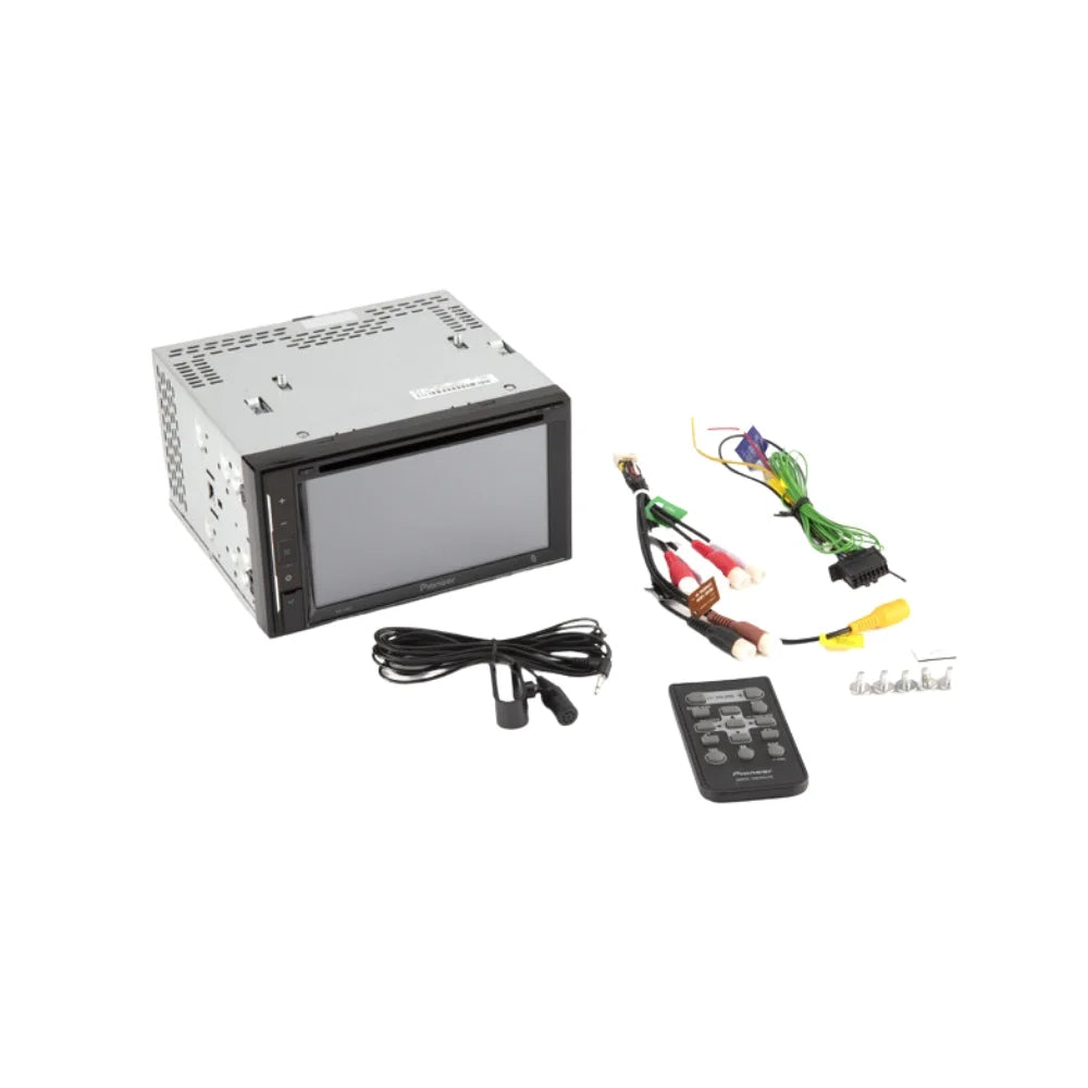 Camera/Installation Receiver Kit/in-Dash Touchscreen LSS WVGA DVD/CD 6.2" 1996-1999 Oldsmobile Bluetooth/Backup Digital Pioneer Stereo AM/FM Bundle for Media DIN Double with KIT4822 W/ Car