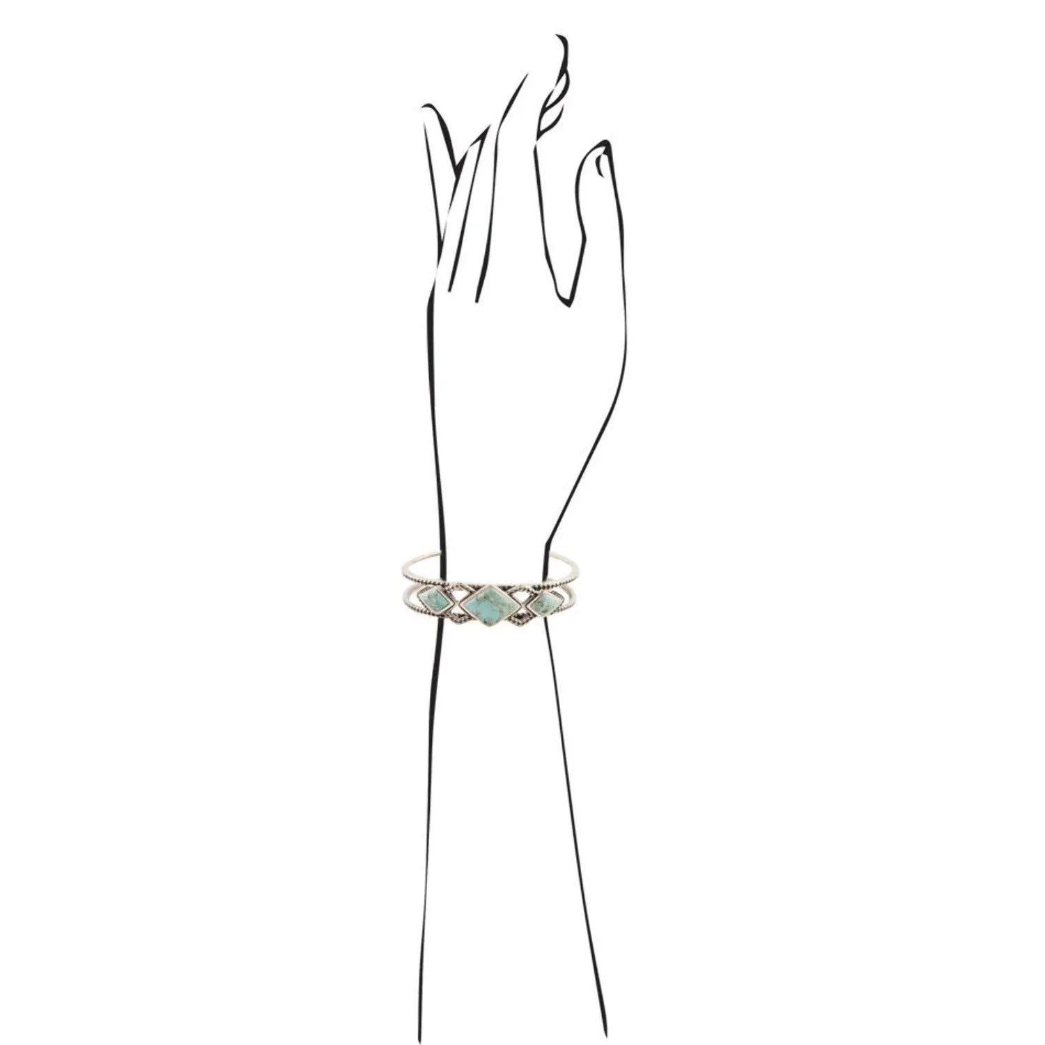 Bracelet Cuff Turquoise