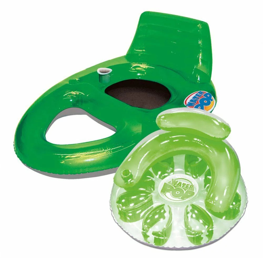 Circular Swimming Poolmaster Pool 2 Inflatable - Lounges Pack Oval Water and Pop