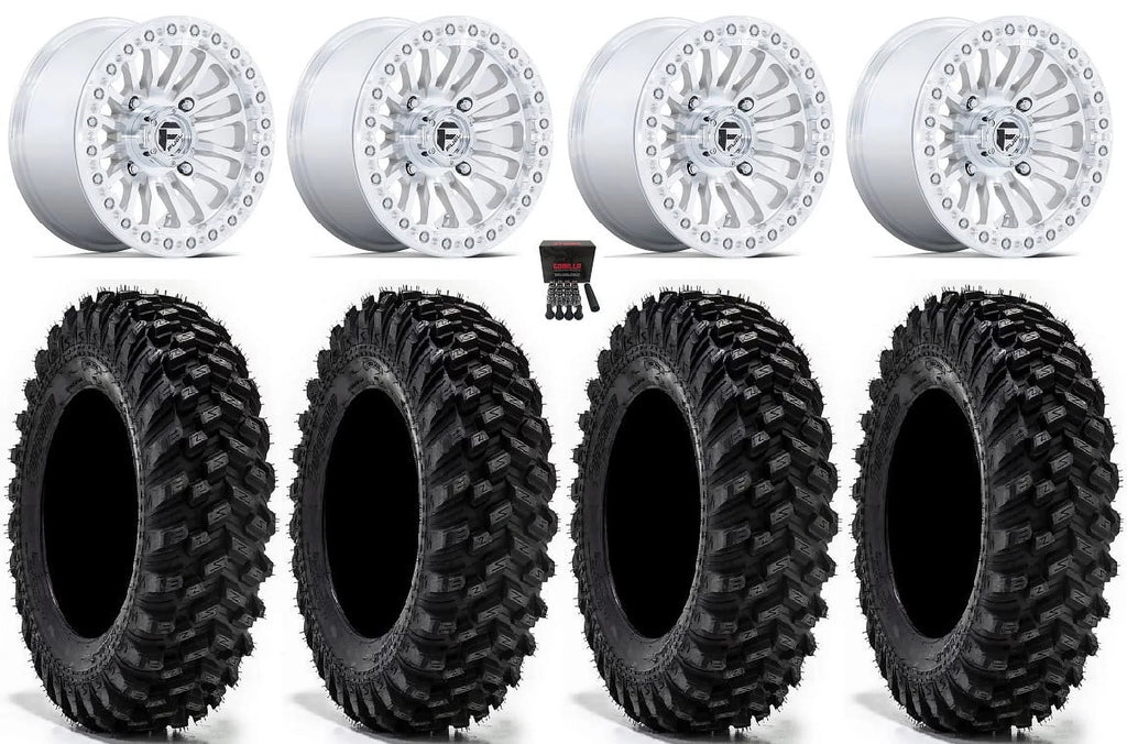Warrior Bdlk XT 30" Fuel Rincon 15" Ranger Wheels RZR Mh Tires Sportsman