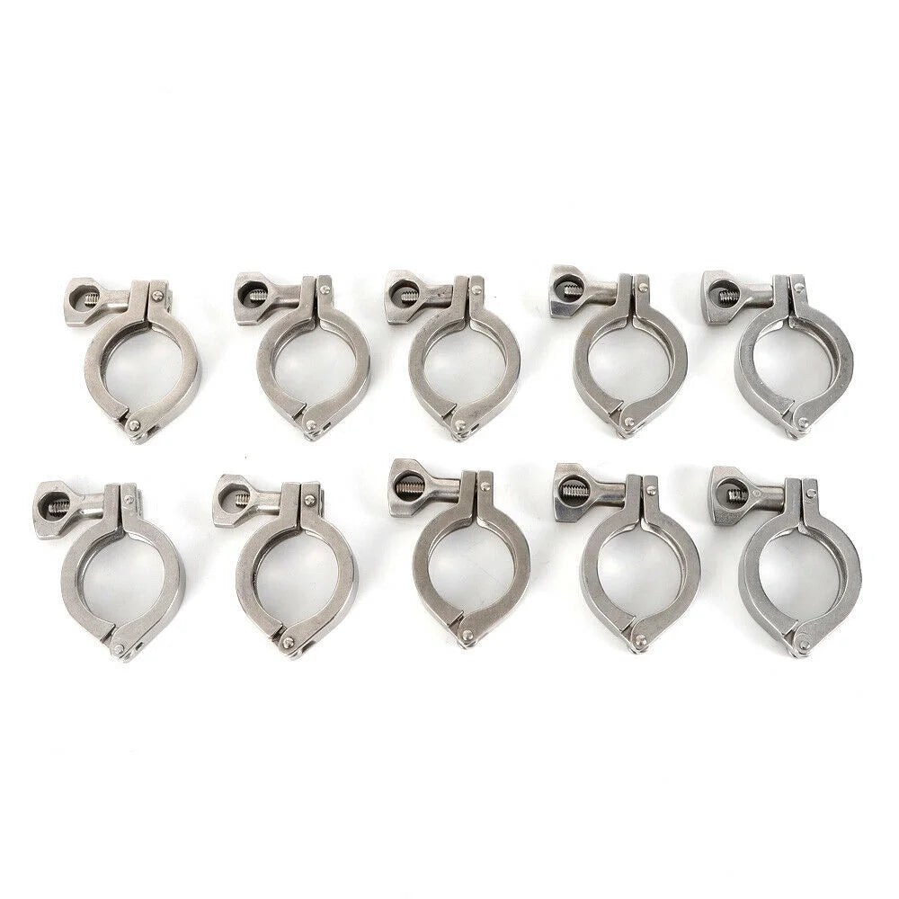 Machine or Sewage for Hard Clamp Quick-loading Gas for Links 10PCS Oil Steel Soft Treatment Tools，Ships, Pipe Stainless Water