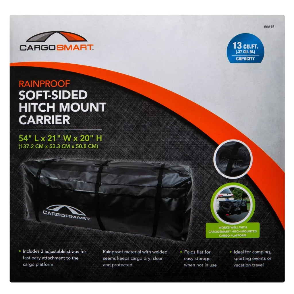 Cargo Cubic ft, Bag, 13 Automotive Mount Hitch CargoSmart Black 6615 Waterproof