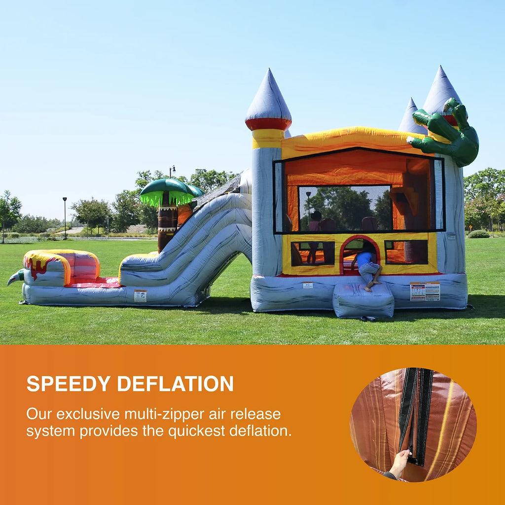 and Bounce Slide Water Kids Blower), T-Rex Commercial House for Adults Pool (with Grade JumpOrange and