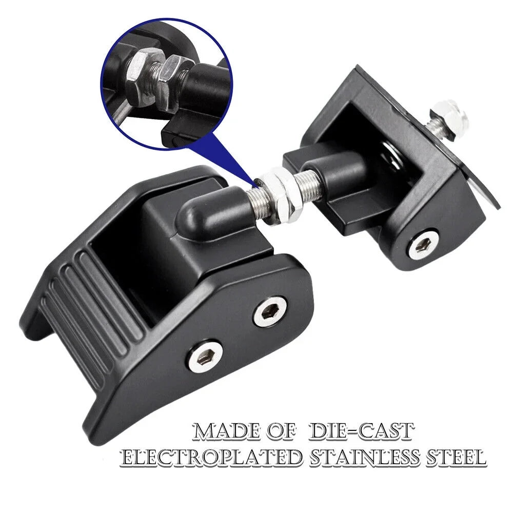 HOT Front Lock Kit Latch Hood JK Catch Pair Wrangler Hood for JKU 2007-2018 Jeep