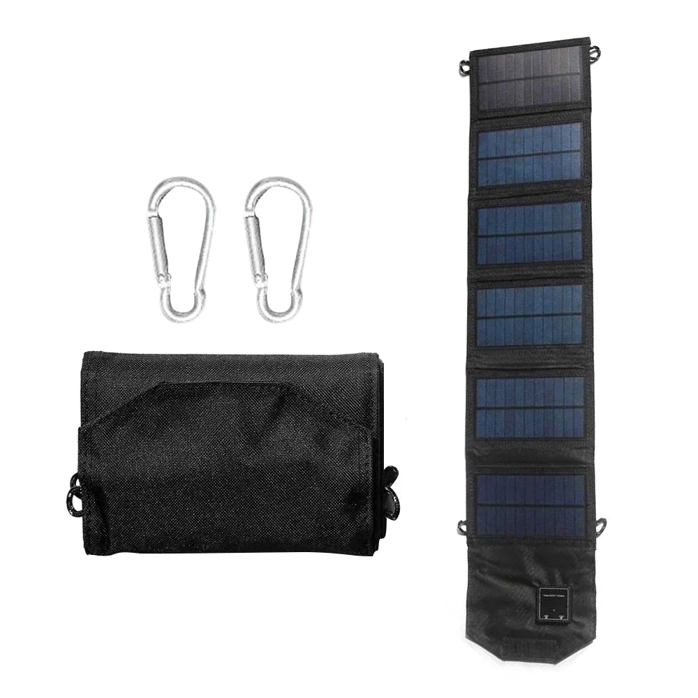 OWSOO , 12W for Solar Panel Dual Travel Foldable Recharger USB Camping