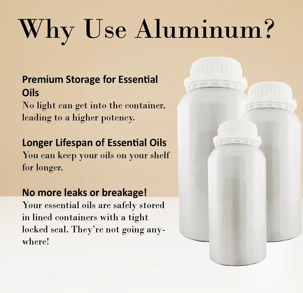 Bottle Therapeutic - Aluminum Essential Cap oz w/Plug ml) Grade - fl Oil - 16 GreenHealth Lavender (473