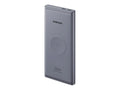 Wireless USB-C Portable Fast Super 25W Charger - 10000mAh Silver Battery