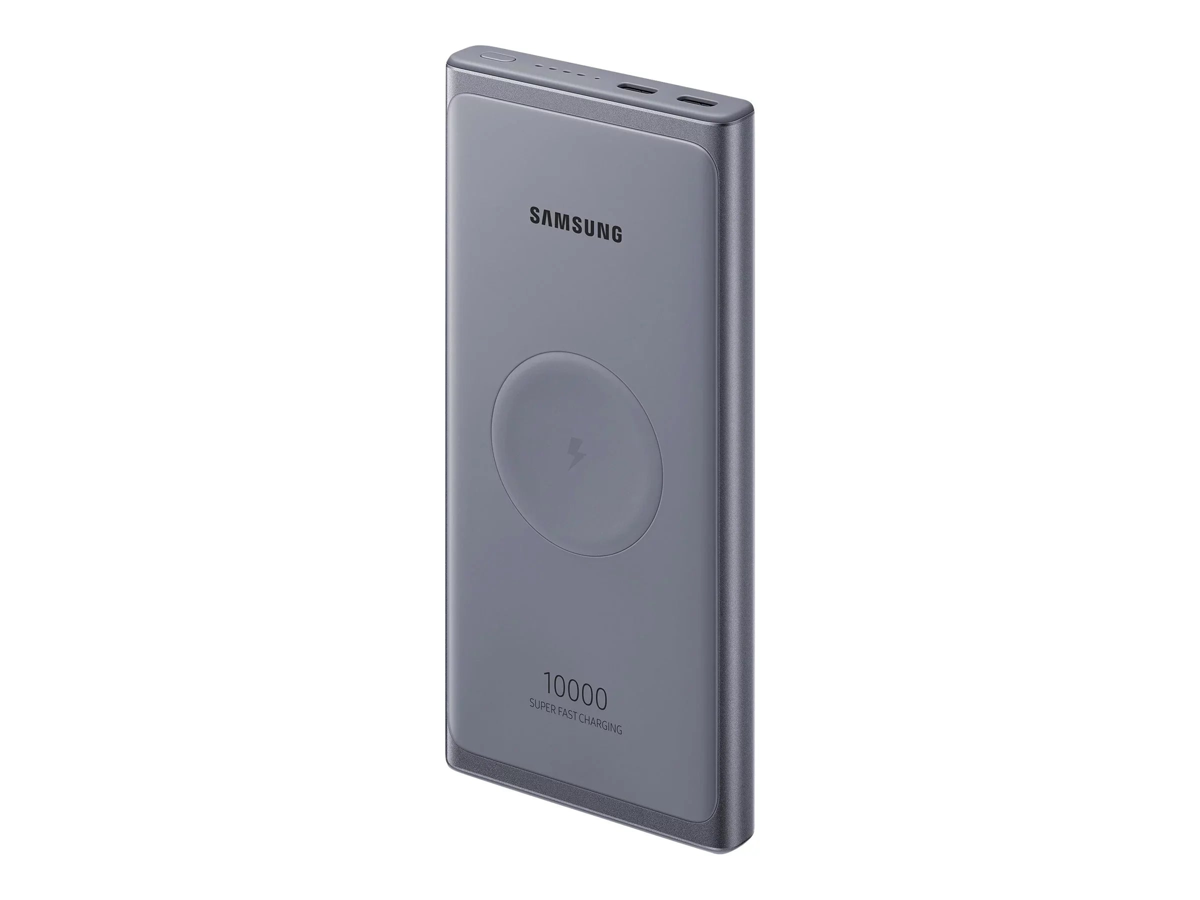 Wireless USB-C Portable Fast Super 25W Charger - 10000mAh Silver Battery