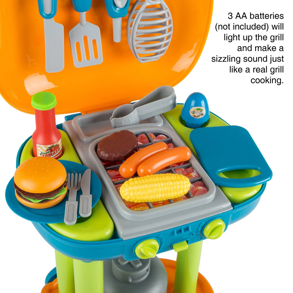Play! - Dinner Toy Grill Hey! Set Set Kids Play Pretend Play BBQ