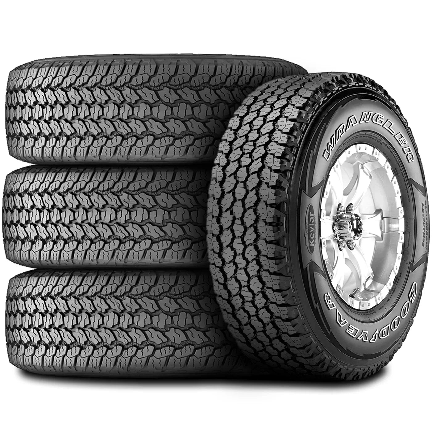 Tire Light Kevlar Goodyear Wrangler with Terrain All 116T Adventure 275/65R18 Truck All-Terrain