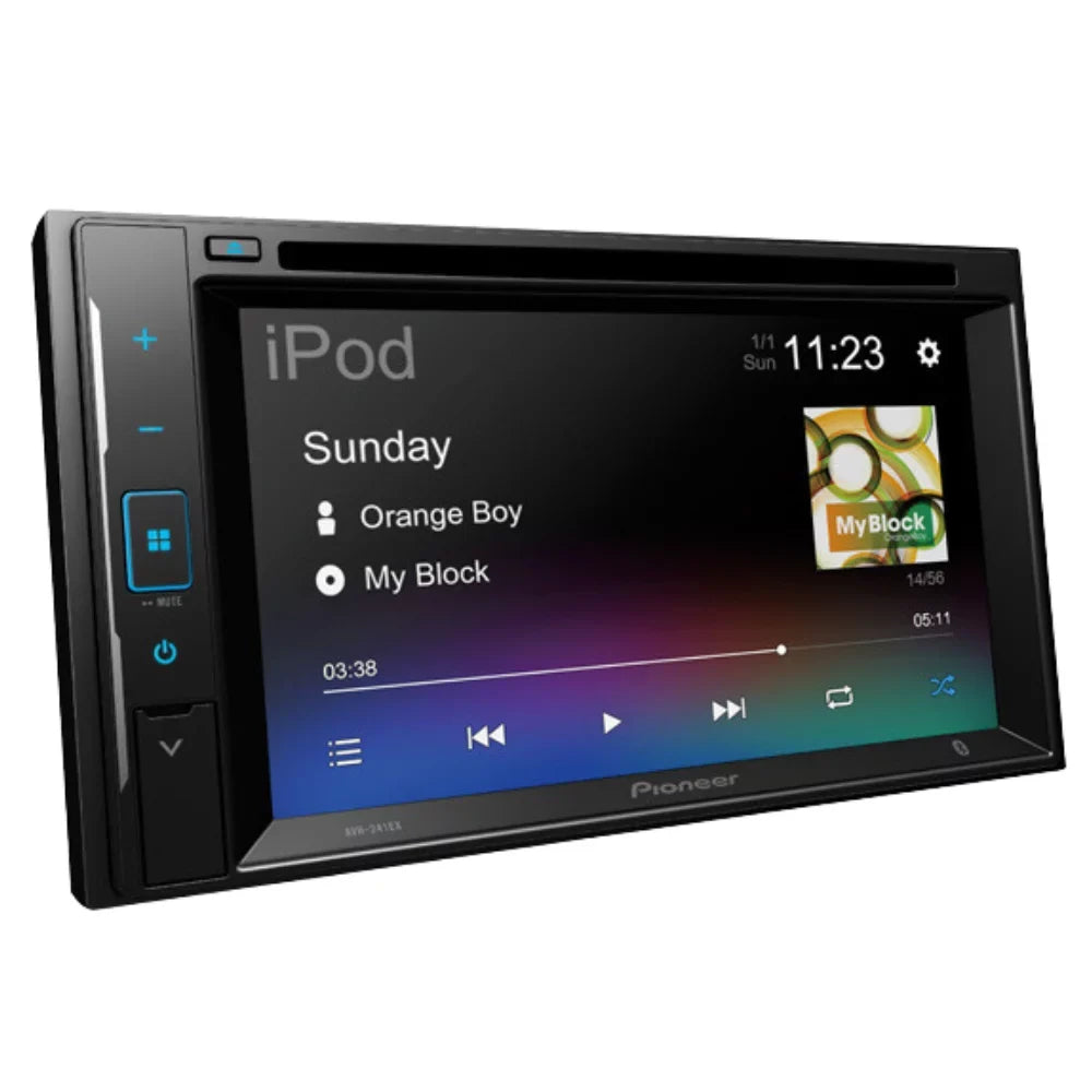 W/ 2000-2005 Receiver AVH-241EX Stereo Chevrolet Pioneer Car Media Bluetooth/Backup Bundle 6.2" DVD/CD with KIT4846 Cavalier Digital Kit/in-Dash DIN Camera/Installation Double Touchscreen for AM/FM