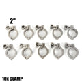 Machine or Sewage for Hard Clamp Quick-loading Gas for Links 10PCS Oil Steel Soft Treatment Tools，Ships, Pipe Stainless Water