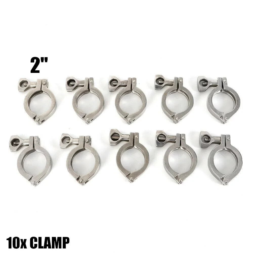 Machine or Sewage for Hard Clamp Quick-loading Gas for Links 10PCS Oil Steel Soft Treatment Tools，Ships, Pipe Stainless Water