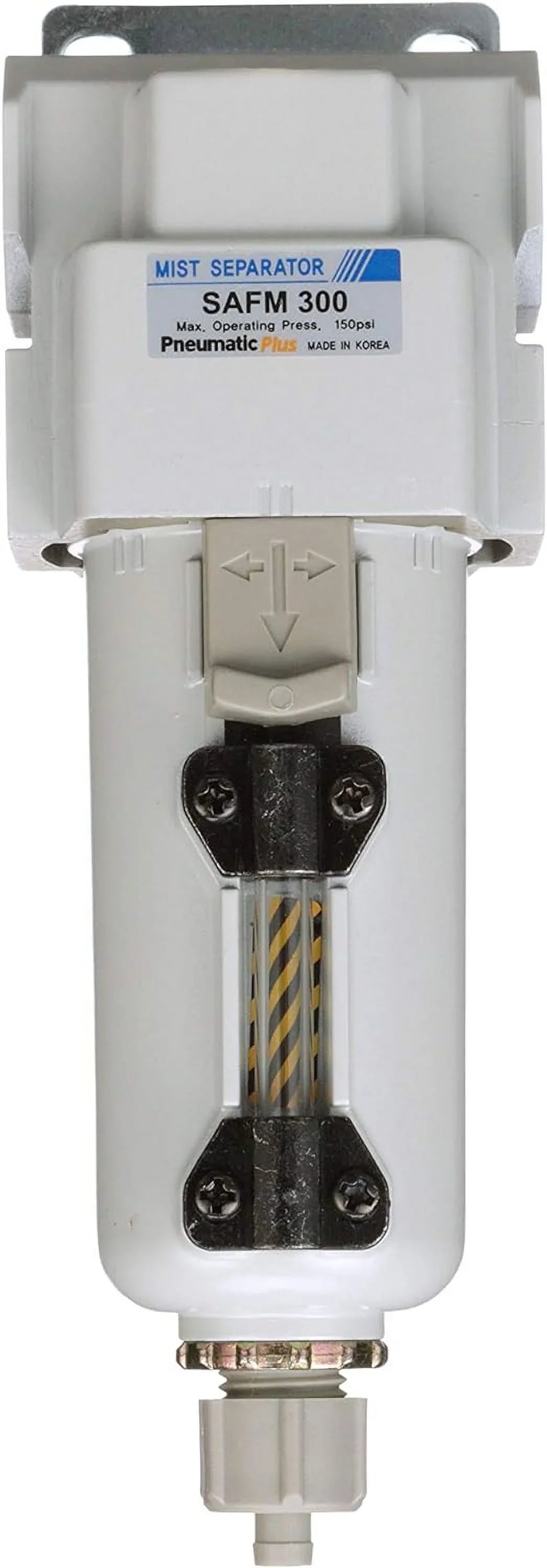 bracket metal compressed filter, 0.1 3/8" - air bowl, drain, npt micron, manual coalescing