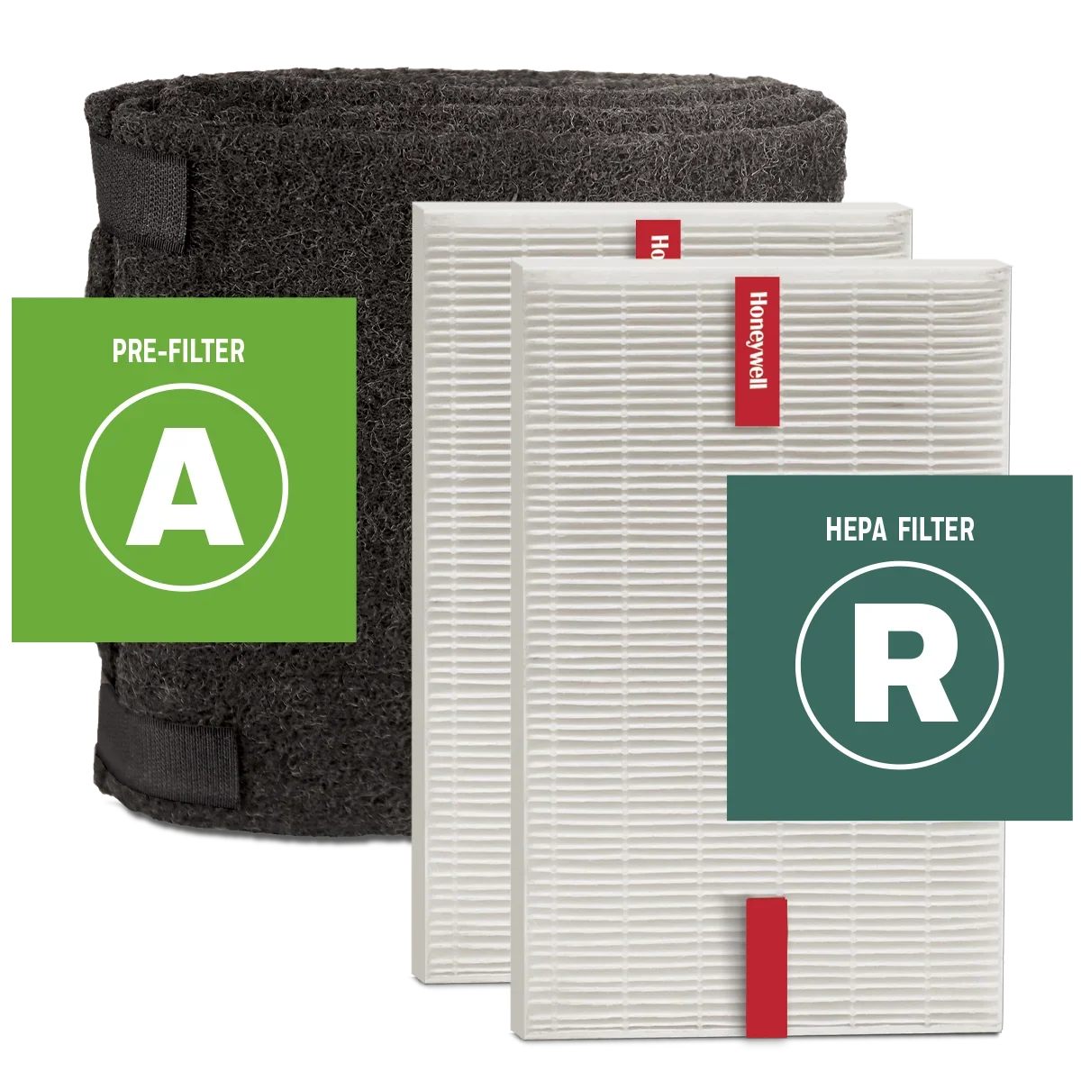 Value HRFARVP, Replacement Pack Purifier Filter, Filter, HEPA Air Honeywell