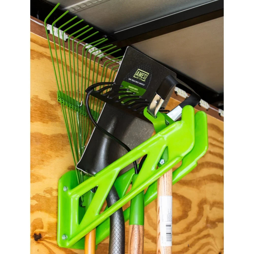 Hand Trailer Large For Tool Ten Touch Enclosed Rack Green