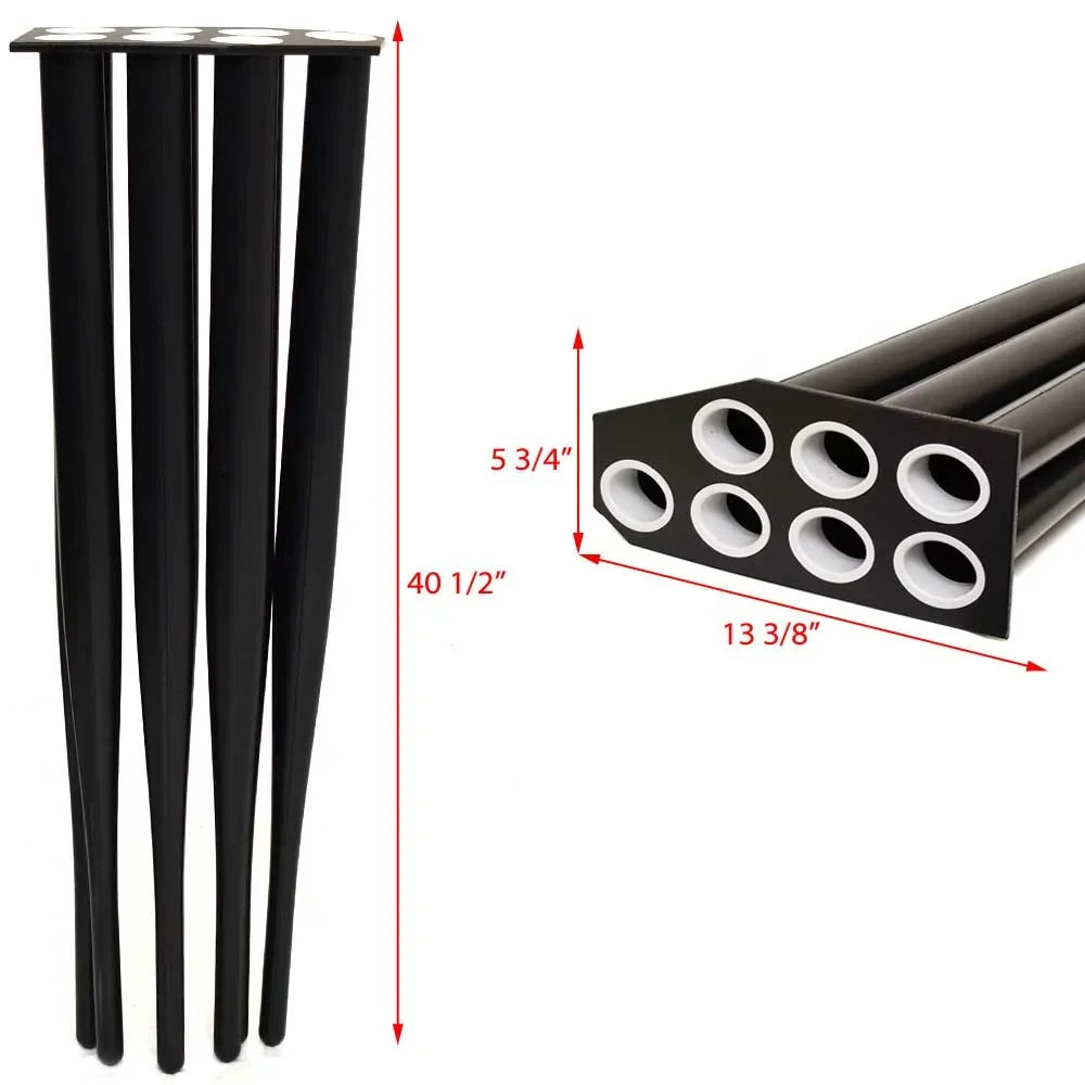 7-Tube Lowe 40 Rod Black Inch 1/2 2293825 Holder | Boat