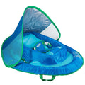 Inflatable Baby with Pool SwimWays Swimming Infant Float Canopy, Blue Spring