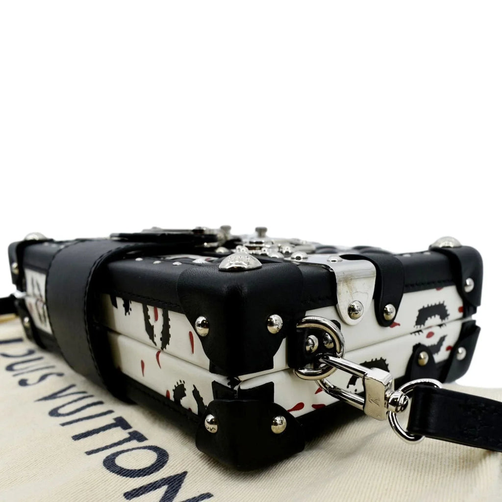 Malle Graphic Crossbody LOUIS Leather Petite Bag Print VUITTON Black/Multicolor Pre-owned