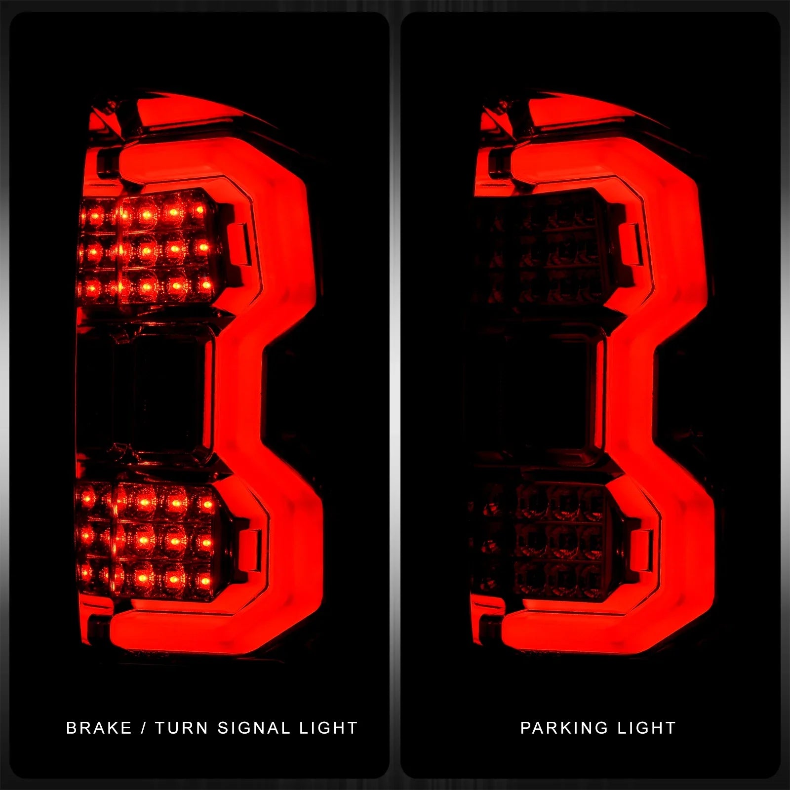 2020 Compatible/Replacement Toyota Signal Distributors Lamps Clear 2021 21 2015 Tundra LED AJP Brake 14 19 15 Lights 2017 Red Stop Pair 2019 Tube For 20 2018 16 17 Housing Tail 18 2014 2016 Lens Black