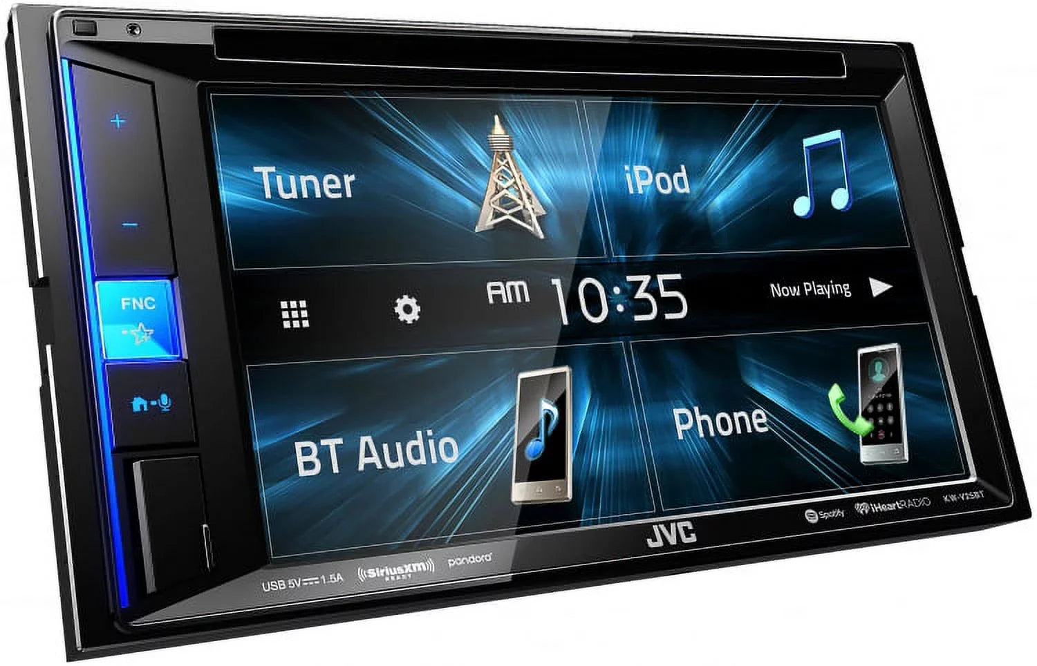 & 2-Way Mount Receiver Rear JVC 2DIN Wire Car 200W 4x6 250W Enrock License Pioneer View 2-Way 16G Pyle Car Stereo BT 6x8" SPKR(Pair) Pioneer SPKR Plate 50' SPKR(Pair), Camera, with KWV140BT Color
