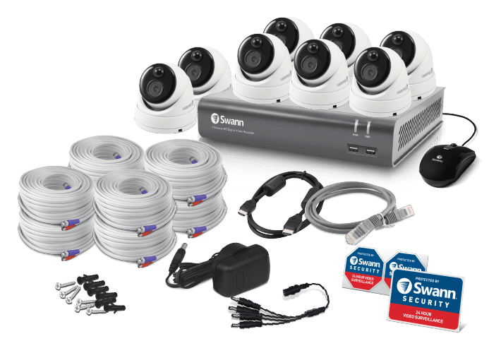 '- SWDVK-84580V8D Camera 8 System 1080p Channel HD Full 8 Security Swann DVR