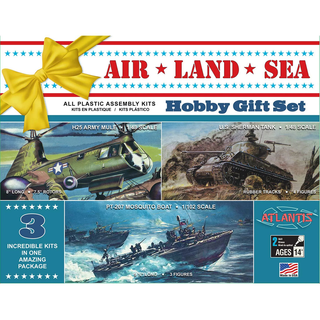 Sea and Gift 1/48 Air, 1/102 Atlantis Military Land Set Models Model and Scale