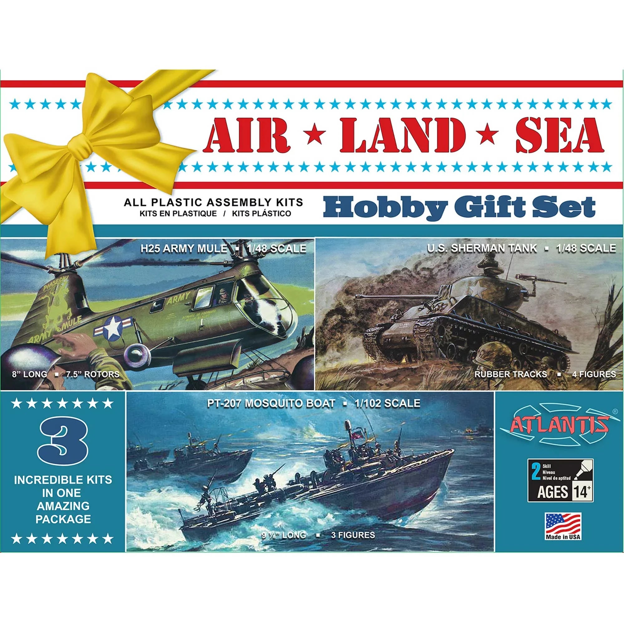 Sea and Gift 1/48 Air, 1/102 Atlantis Military Land Set Models Model and Scale