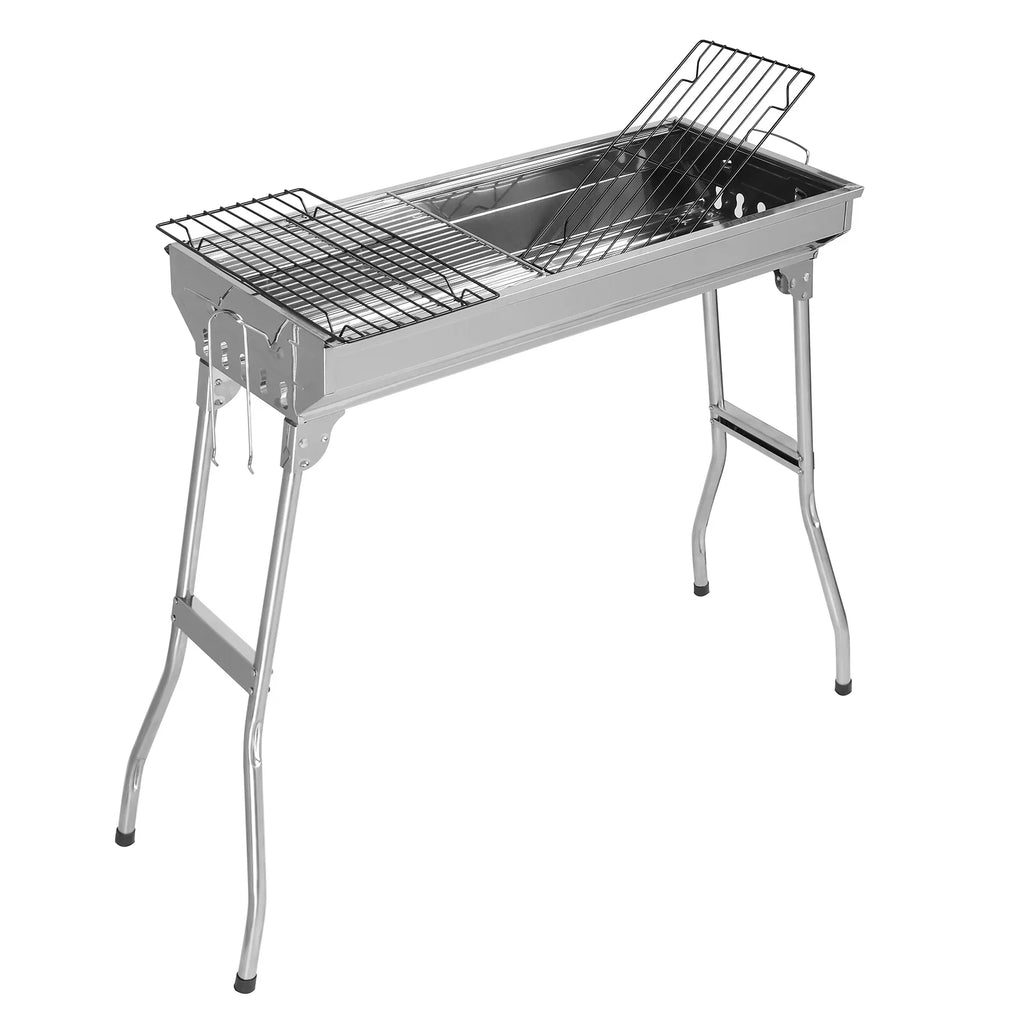 Grill Upgraded 27.5 Cooking Travel Charcoal Charcoal Picnic Portable Home for Folding Outdoor Party RV Large in Grill Barbecue