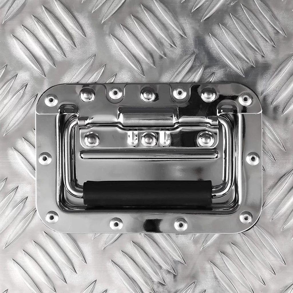 Truck Duty Box Silver Storage of Heavy Aluminum Truck 30'' w/Lock Bed Pickup Boxes Tool Tool for