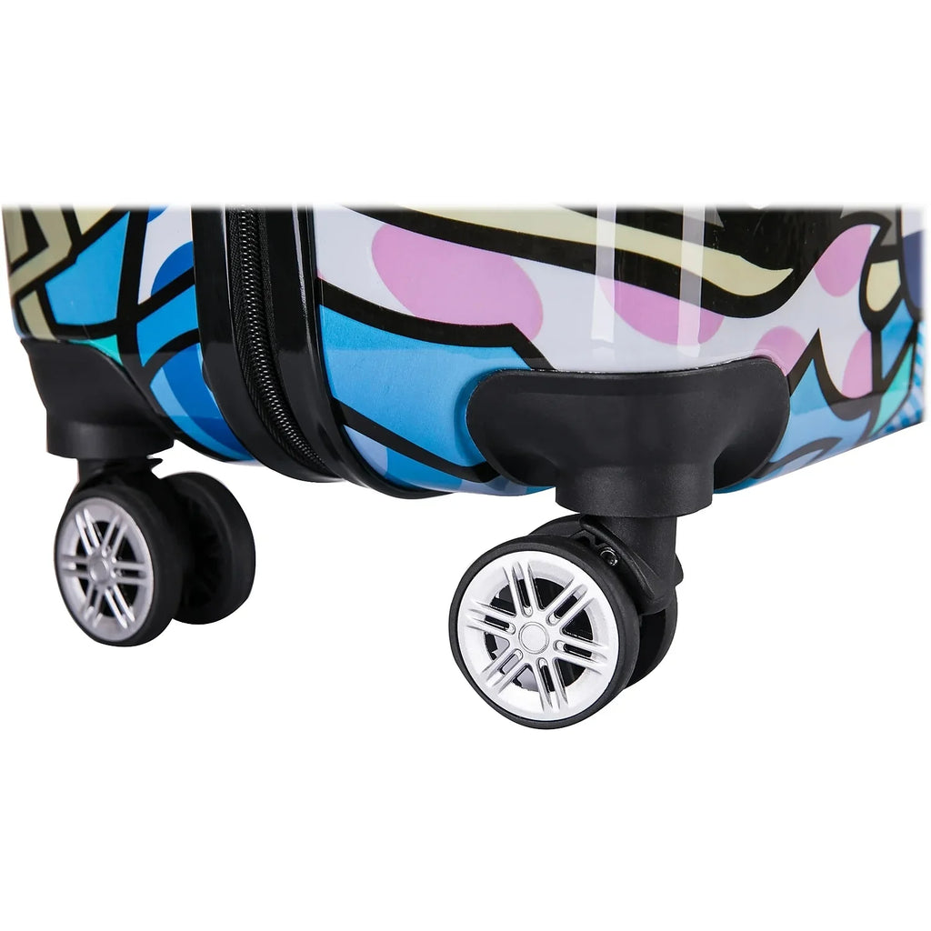 Luggage Plastic 4-Wheel InUSA PC/ABS Prints Miami Spinner (IUAPC00M-MIA)