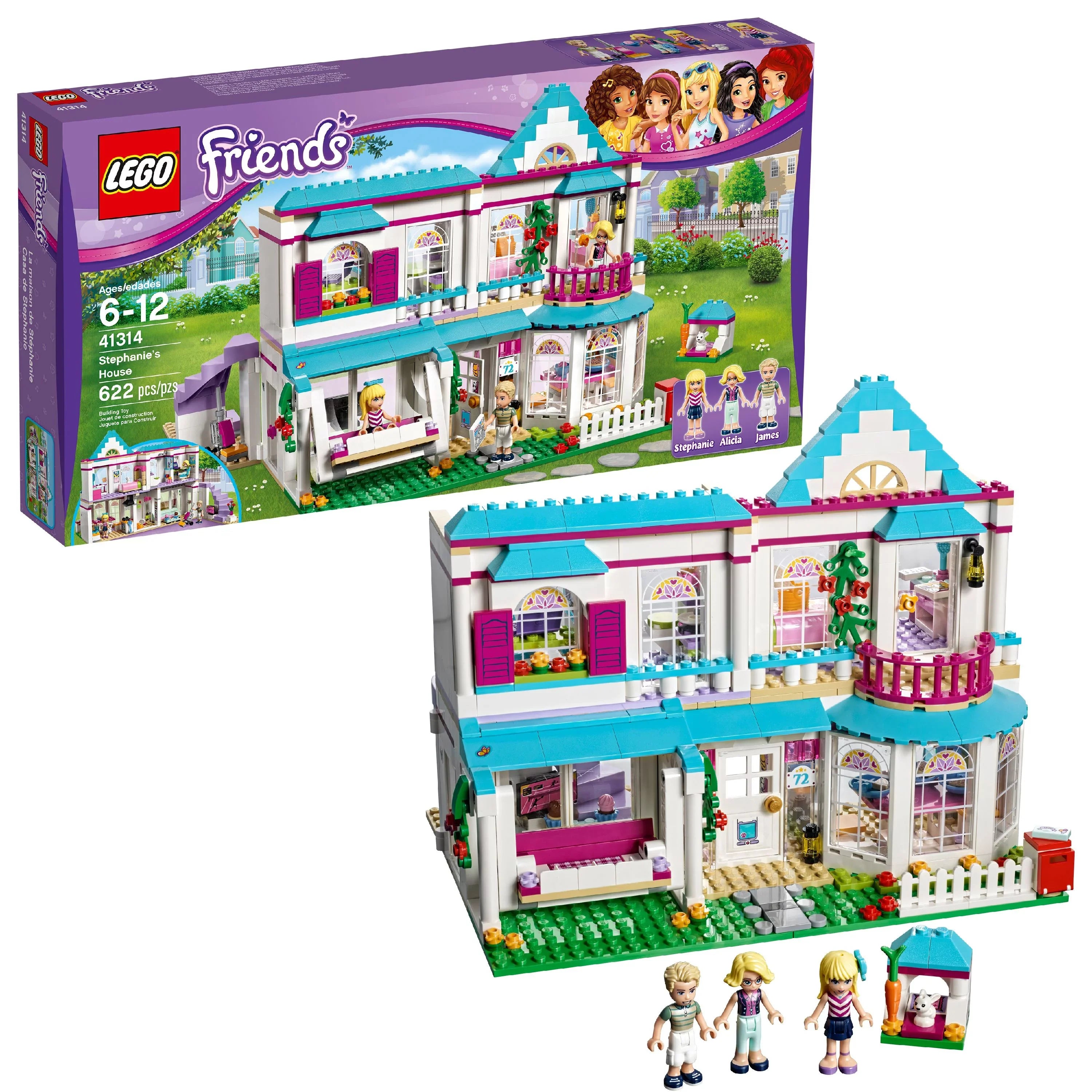 House Toy pcs) Friends (622 Dollhouse Stephanie's Playset 41314 LEGO