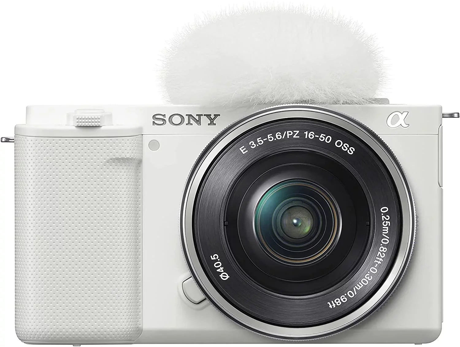 Lens - Interchangeable Camera Alpha - ZV-E10 Sony Vlog Mirrorless Kit ILCZVE10LW White APS-C