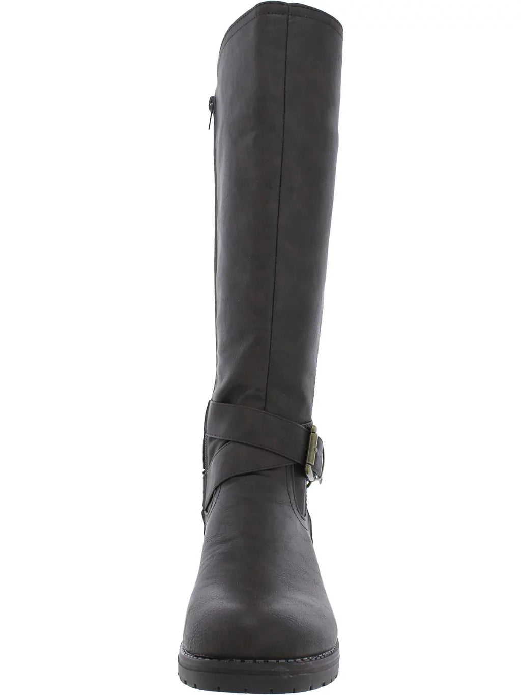 G.C. Tall Leather Womens Knee-High Boots Faux Shoes