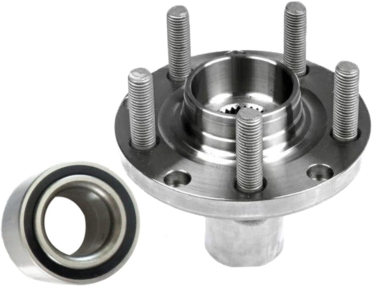 Compatible 930-500-517008 Bearing with Afa Bearing Impreza Wheel Subaru Motors Lug Assembly Wheel Hub Front with 5 Forester Legacy Pair