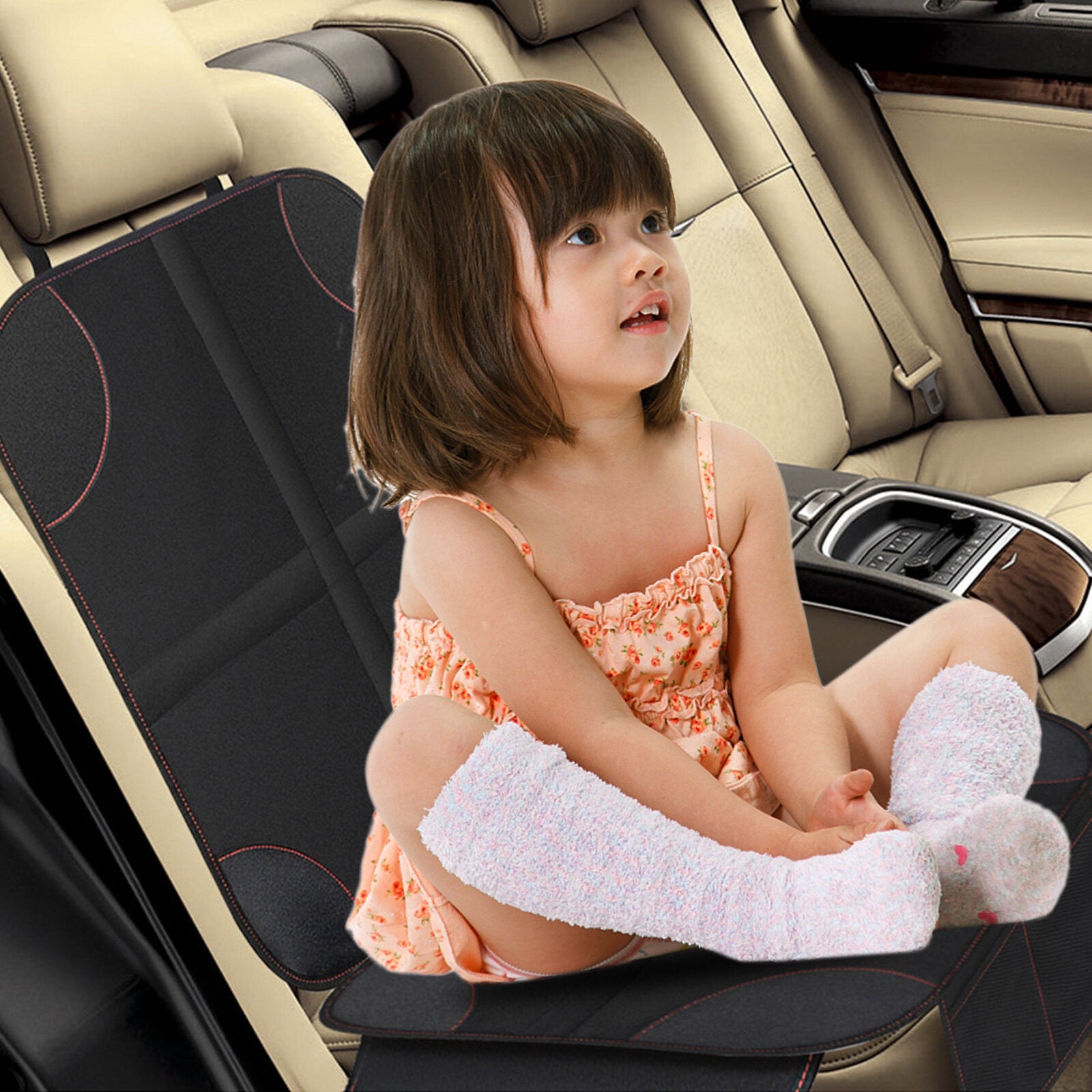 Pocket Mat Slip-Proof with Seat Back Car Seat Wear-Resistant Protector Cover Baby Organizer