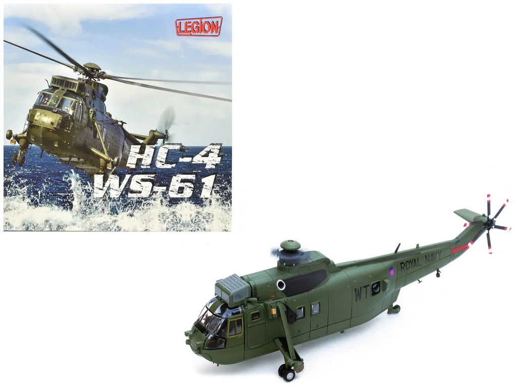 Sea HC.4 King Model Navy by Helicopter 1/72 Royal British Diecast Westland Legion "Somerset" (2009)