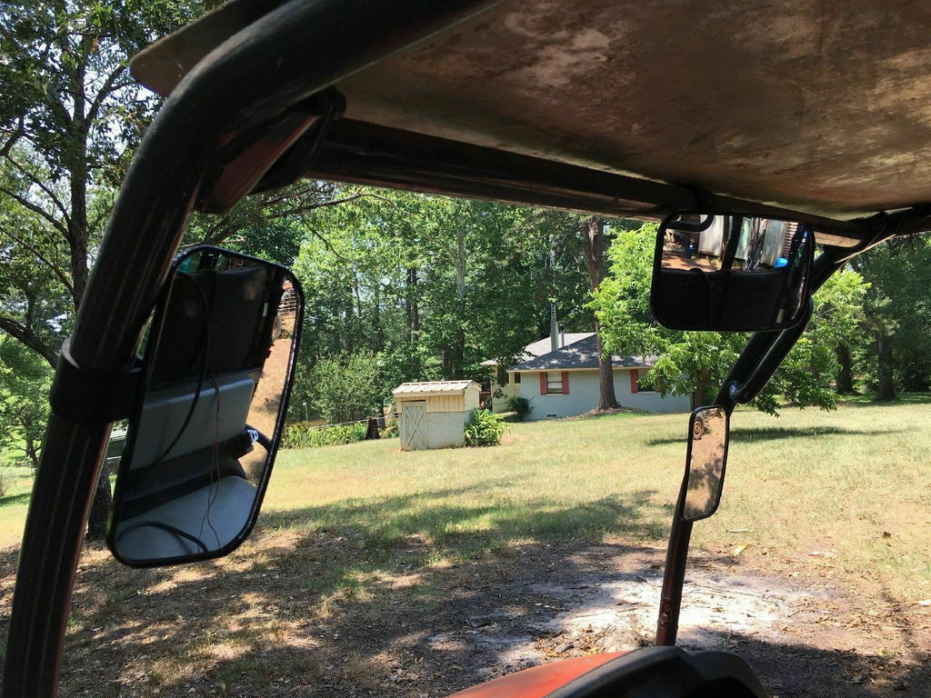 Polaris Clamp Center View Mirrors 900 1000 Set Mirrors X3 with Can-Am UTV 1.75"-2" Compatible Bar RZR Rear