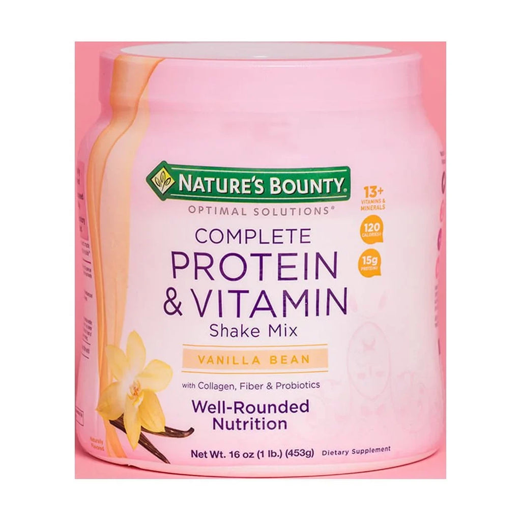 Bounty Optimal Solutions Nature's 1 Collagen, Lb Powder With Protein Vanilla,