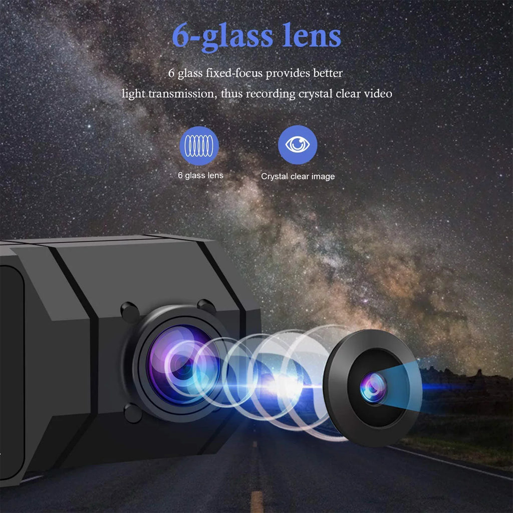 for 1080P Dual Recorder Car, Interior Parking Cam, Dash G-Sensor, Front Dual TSV Dash IR FHD Driving Taxi Loop Camera Mode Recording, with Dashcam, Vision Night