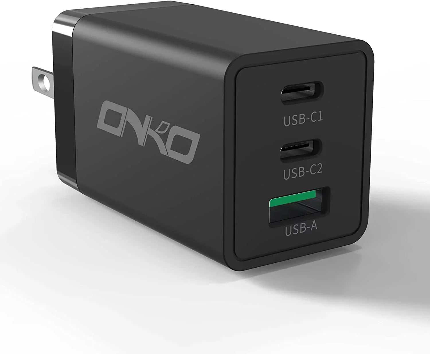 67W Plug Port GaN PD&QC with Power Foldable Adapter Charger, 3 USB C USB Wall USB Adapter, C for
