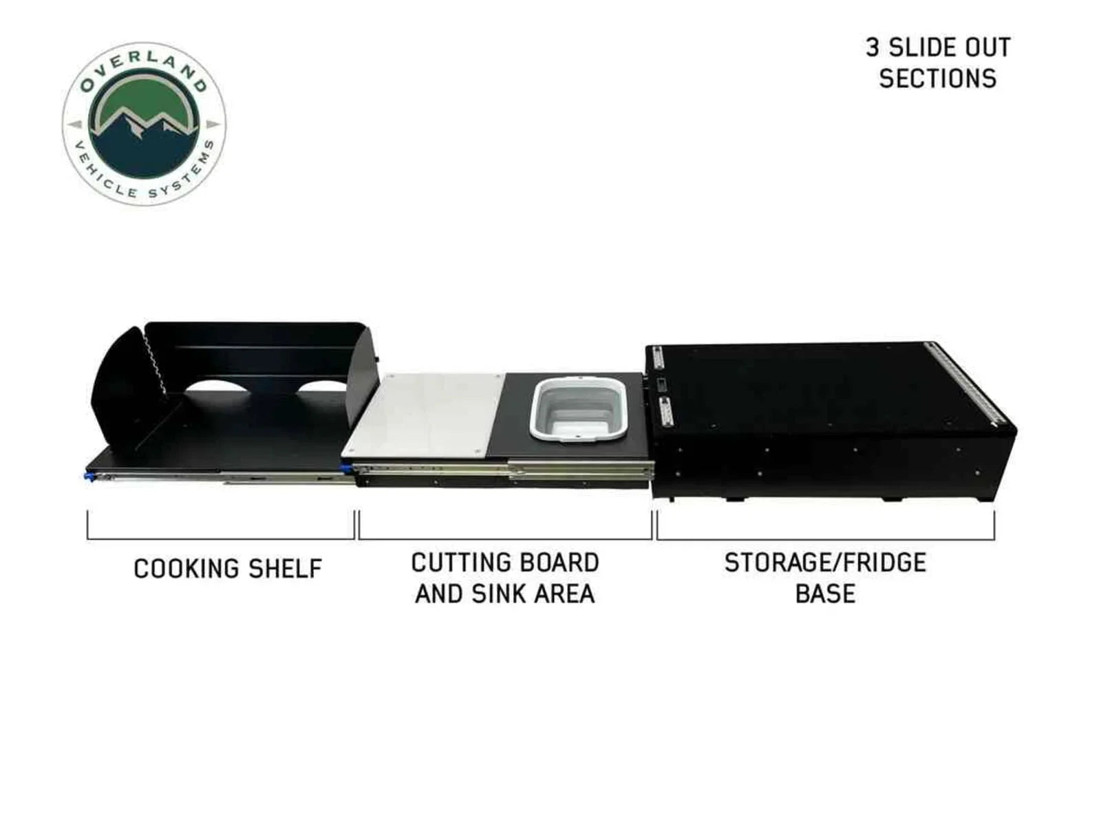 Out Cargo with Drawer Box 21010401 Overland Vehicle Slide Systems