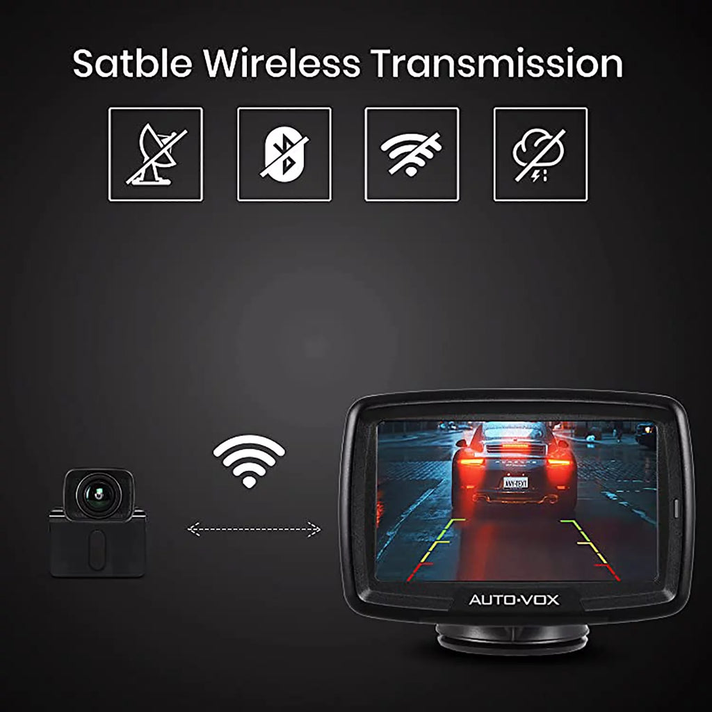Camera Camera Camera for System Reversing for BackUp Trucks, Wireless Digital Backup Camera Easy View Waterproof Rear Vehicle Wireless Installation, Trailer