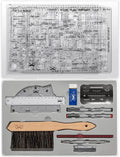 Protractor Pen- Drafting Set, Professional Compass Tools Set, and Pcs, Architect Set, 17 Mr. Geometry