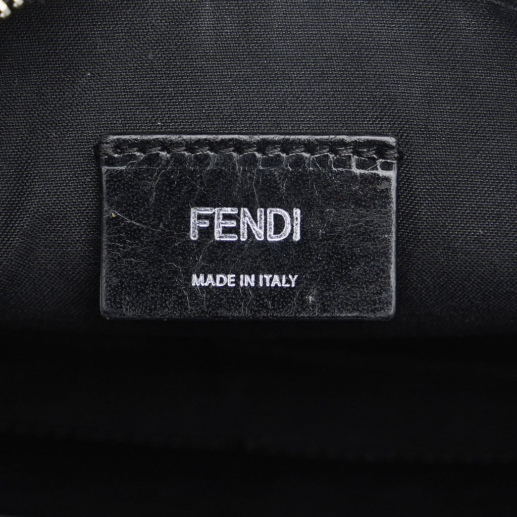 Pre-Owned Camera Monster Calf Eyes Authenticated Green Crossbody Camouflage Bag (Good) Fendi Bag Unisex Leather