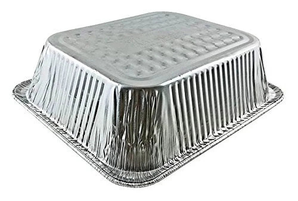 Half-Size TruFit Extra-Deep Foil (1/2) Pan Handi-Foil (Pack Aluminum 100) Table Steam of