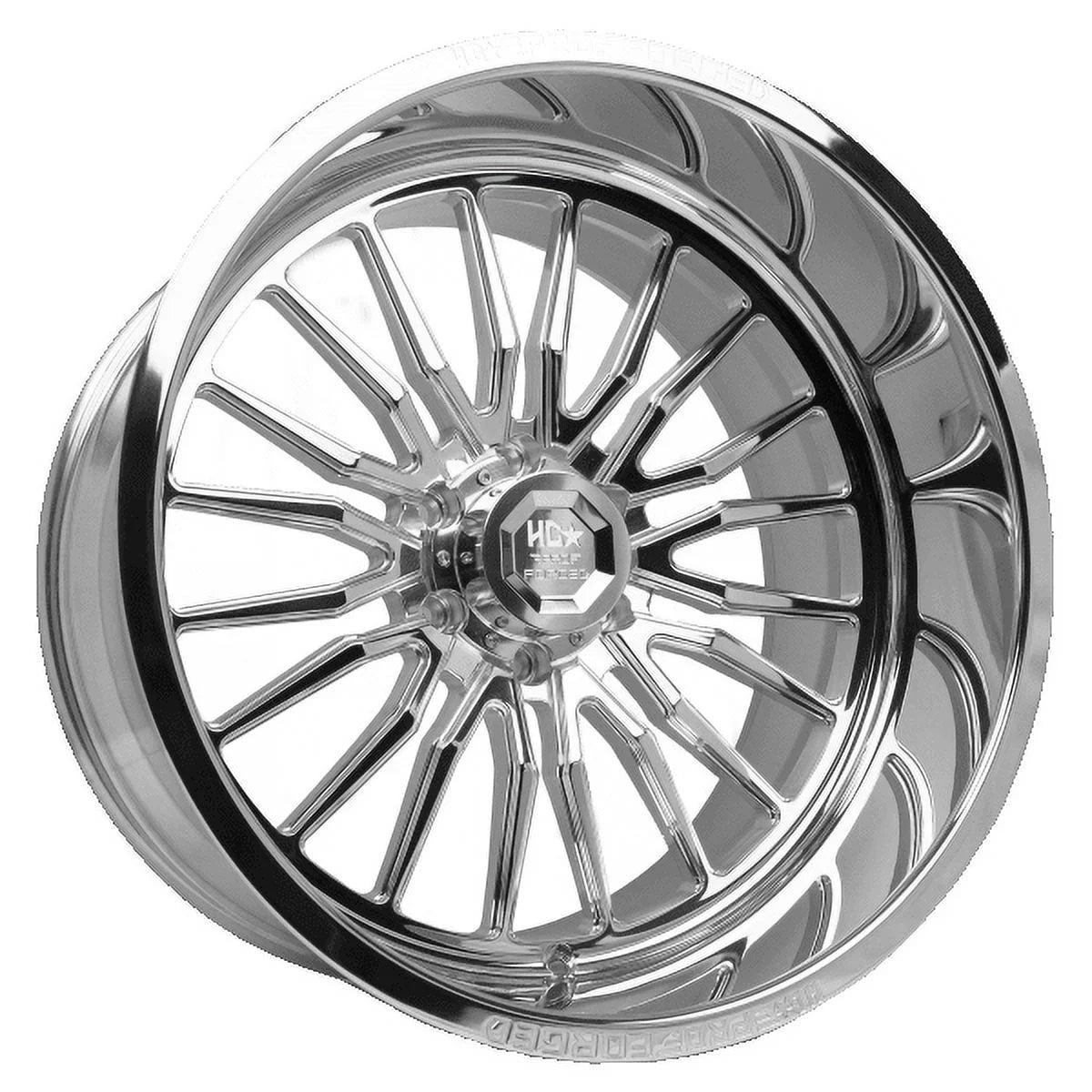 '-76ET Polished 5 106.1CB 26X14 8X165 LUXXX HD CHNOOK High Wheel LHD PRO FORGED