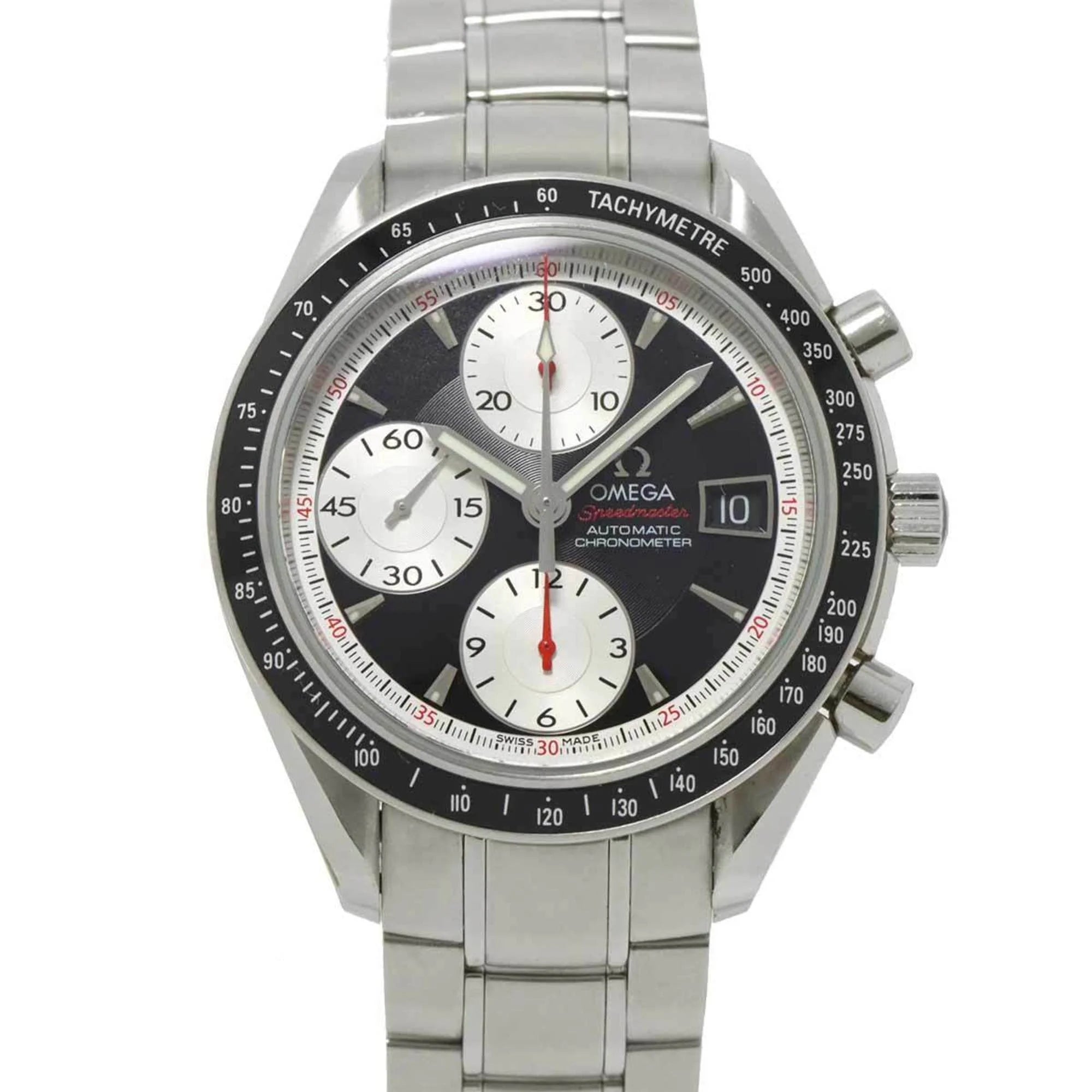 (Good) Pre-Owned Black 3210 Men's Dial Omega Speedmaster 51 OMEGA Date Automatic Watch Chronograph